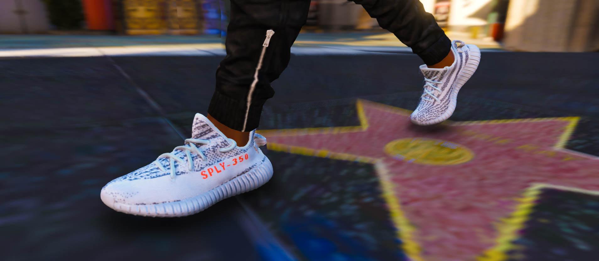 Yeezy 350 V2 Blue Tint - GTA5-Mods.com